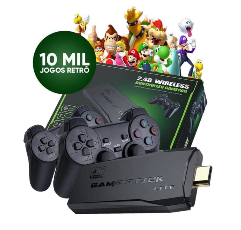 Mini PS1 Vídeo Game Retro 93 Mil jogos 2 Controles sem fio 64GB 1000 Jogos  PS1